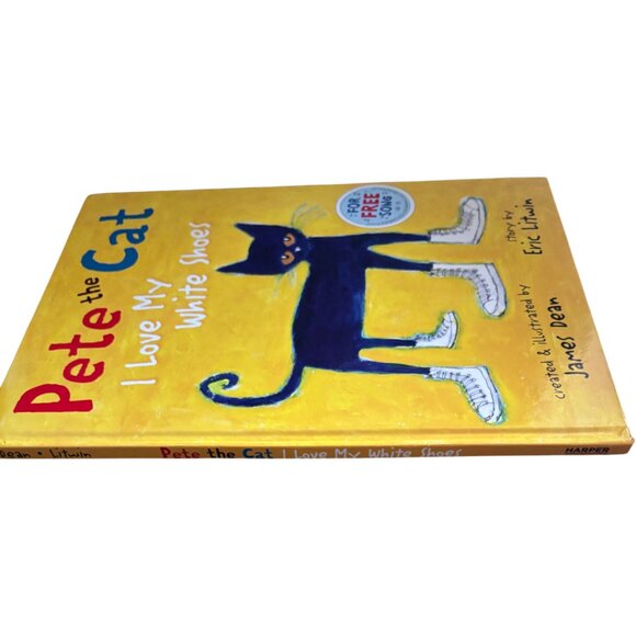 Pete the Cat: I Love My White Shoes Hardcover By Eric Litwin GOOD- no dust jacke - Picture 2 of 4